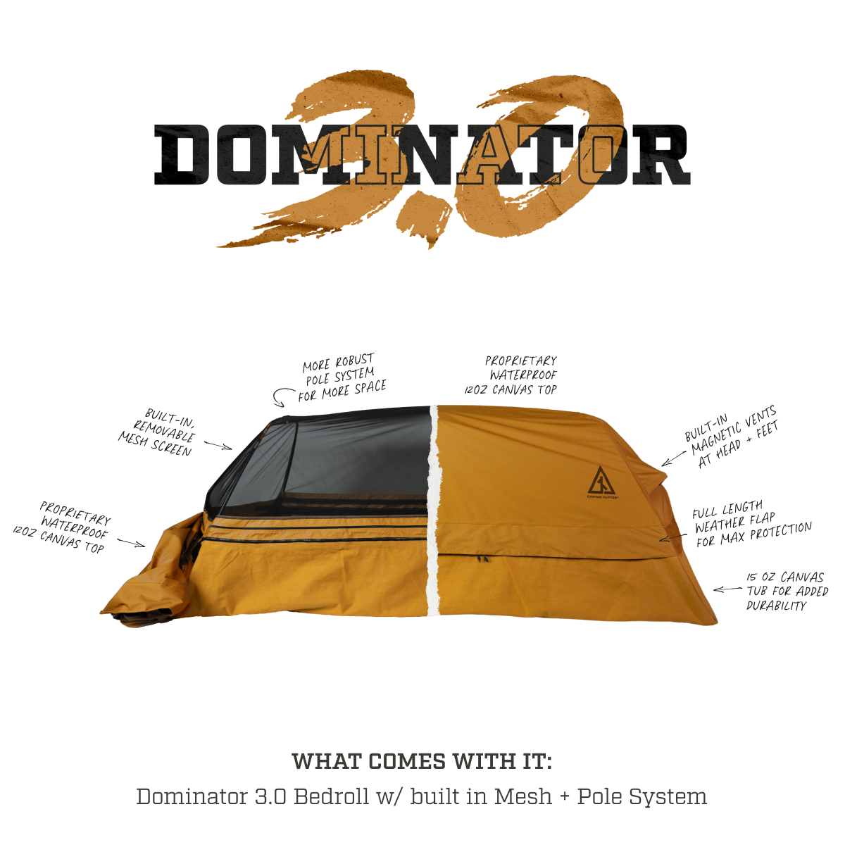 DOMINATOR 3.0 CANVAS BEDROLL