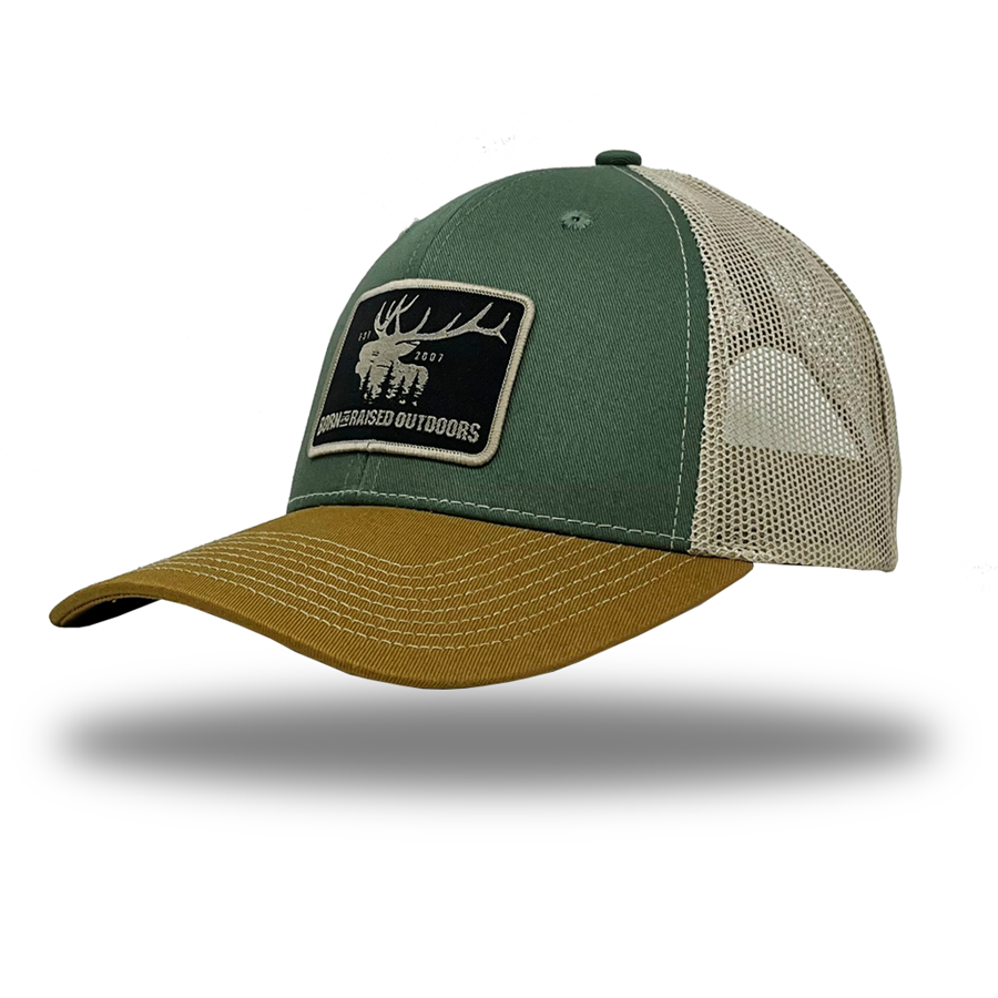 PHG Game Flag Mesh Snapback Hat - Surplus Green - Ramsey Outdoor